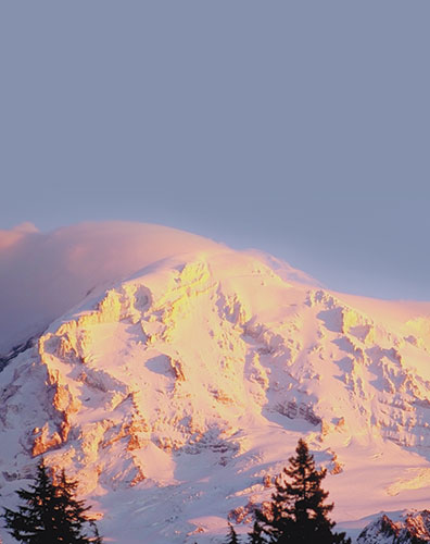 Signet Crépuscule en montagne